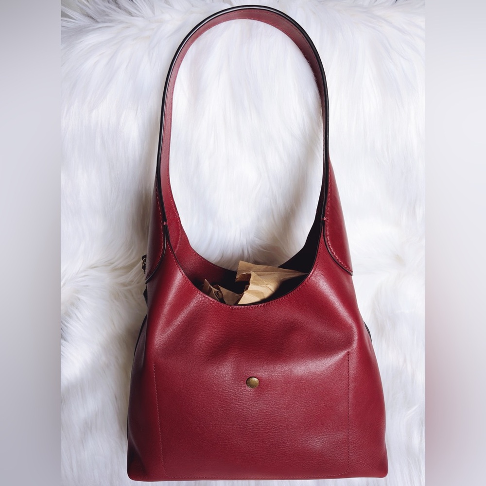 Coach Brooklyn Shoulder Bag 28 Ruby - Picture 5 of 5